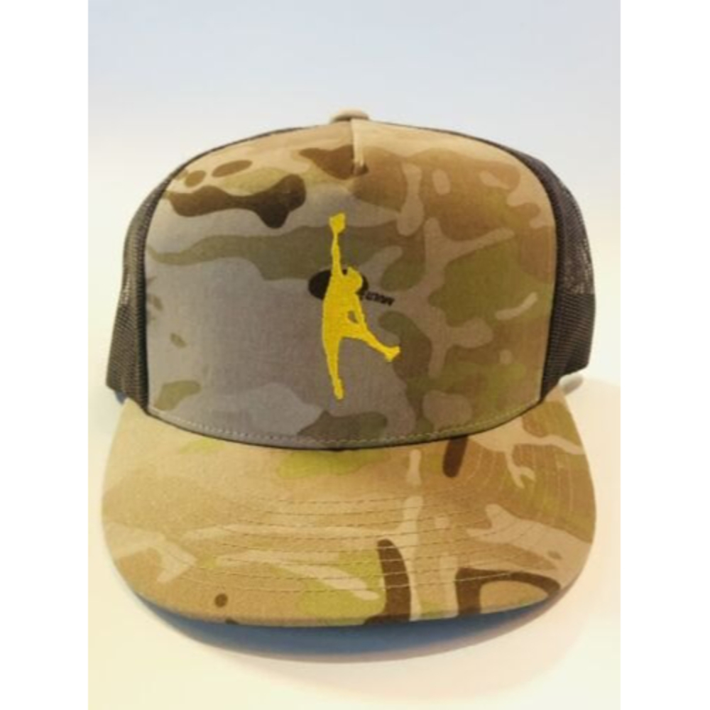 The Classics Yupoong SnapBack Baseball Embroidered On Front Mesh Cap Camo